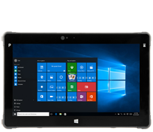 En Tablet PC av modell FIDS Yona Black